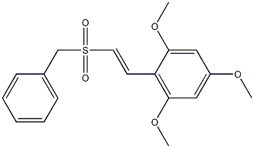 1-((2,4,6-TRIMETHOXYSTYRYLSULFONYL)METHYL)BENZENE 结构式
