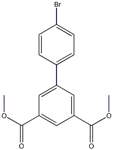 DIMETHYL 5-(4-BROMOPHENYL)ISOPHTHALATE 结构式