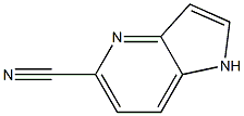 1H-PYRROLO[3,2-B]PYRIDINE-5-CARBONITRILE 结构式
