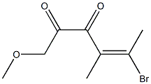 2-Bromo-4-methoxy Acetoplenone 结构式