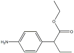 2-(4-AMINOPHENYL)BUTANOIC ACID ETHYL ESTER 结构式