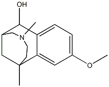 1,4-DIMETHYL-10-METHOXY-2,3,4,5,6,7-HEXAHYDRO-1,6-METHANO-1H-4-BENZAZONIN-7-OL 结构式