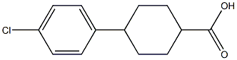 4-(4-CHLOROPHENYL)CYCLOHEXANE-1-CARBOXYLIC ACID 结构式