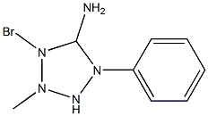 5-AMINO-4-BROMO-3-METHYL-1-PHENYLTETRAZOLE 结构式