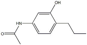 5-ACETAMIDO-2-PROPYLPHENOL 结构式