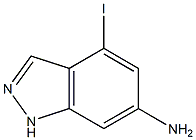 6-AMINO-4-IODOINDAZOLE 结构式