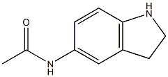 N-ACETYL-5-AMINOINDOLINE 结构式