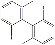 2,2'-diiodo-6,6'-dimethyl-1,1'-biphenyl 结构式