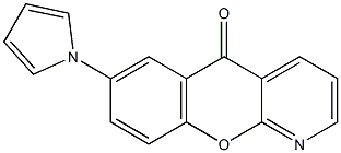 7-(1H-pyrrol-1-yl)-5H-chromeno[2,3-b]pyridin-5-one 结构式