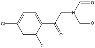 N-[2-(2,4-dichlorophenyl)-2-oxoethyl]-N-formylformamide 结构式