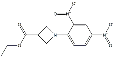 ethyl 1-(2,4-dinitrophenyl)-3-azetanecarboxylate 结构式