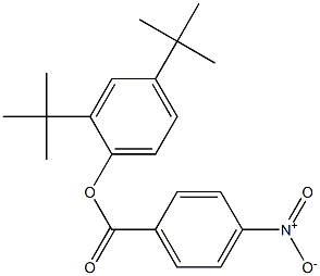 2,4-di(tert-butyl)phenyl 4-nitrobenzoate 结构式