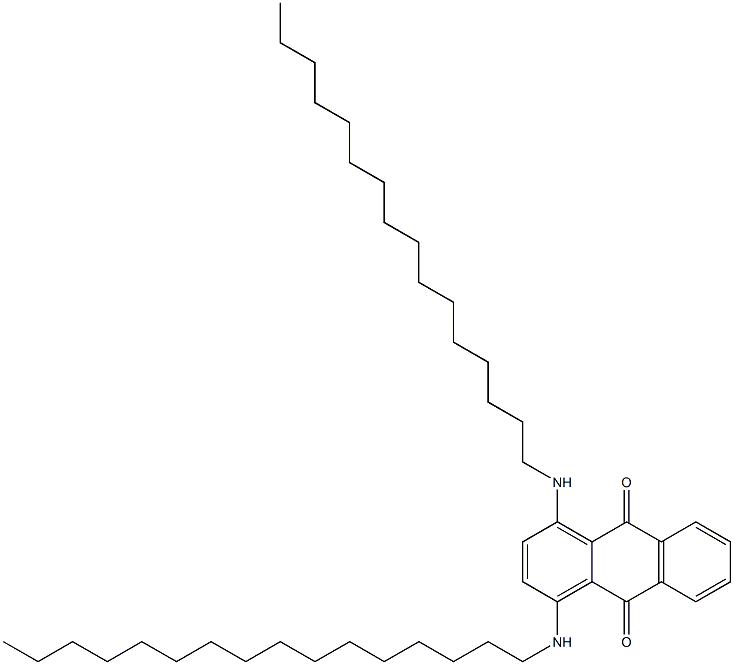 1,4-di(hexadecylamino)-9,10-dihydroanthracene-9,10-dione 结构式