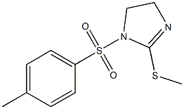 1-[(4-methylphenyl)sulfonyl]-2-(methylthio)-4,5-dihydro-1H-imidazole 结构式