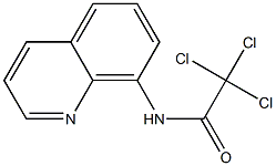 N1-(8-quinolyl)-2,2,2-trichloroacetamide 结构式