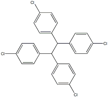 1-chloro-4-[1,2,2-tri(4-chlorophenyl)ethyl]benzene 结构式