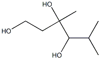 3,5-dimethylhexane-1,3,4-triol 结构式