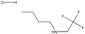 N-(2,2,2-trifluoroethyl)butan-1-amine hydrochloride 结构式