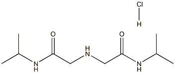 N-isopropyl-2-{[2-(isopropylamino)-2-oxoethyl]amino}acetamide hydrochloride 结构式