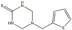 5-(2-thienylmethyl)-1,3,5-triazinane-2-thione 结构式