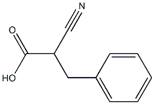 2-cyano-3-phenylpropanoic acid 结构式