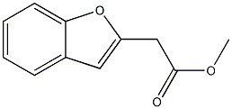 Benzo[b]furan-2-acetic acid methylester 结构式