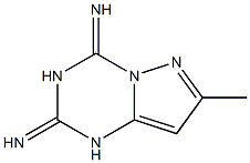 7-methyl-1,2,3,4-tetrahydropyrazolo[1,5-a][1,3,5]triazine-2,4-diimine 结构式