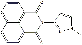 2-(1-methyl-1H-pyrazol-3-yl)-1H-benzo[de]isoquinoline-1,3(2H)-dione 结构式