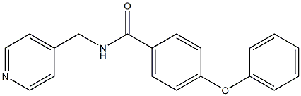 4-phenoxy-N-(4-pyridinylmethyl)benzenecarboxamide 结构式