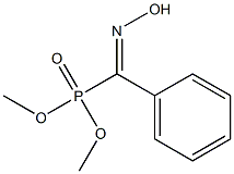 dimethyl hydroxyimino(phenyl)methylphosphonate 结构式