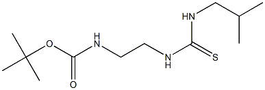 tert-butyl N-(2-{[(isobutylamino)carbothioyl]amino}ethyl)carbamate 结构式