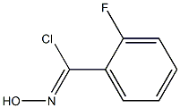 2-fluoro-N-hydroxybenzenecarboximidoyl chloride 结构式