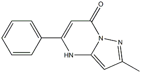 2-methyl-5-phenyl-4,7-dihydropyrazolo[1,5-a]pyrimidin-7-one 结构式