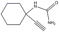 N-(1-eth-1-ynylcyclohexyl)urea 结构式