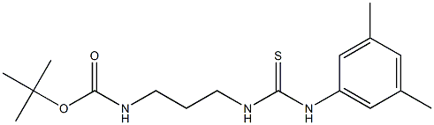 tert-butyl N-(3-{[(3,5-dimethylanilino)carbothioyl]amino}propyl)carbamate 结构式