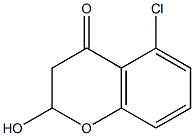 5-chloro-2-hydroxychroman-4-one 结构式