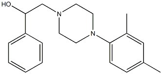 2-[4-(2,4-dimethylphenyl)piperazino]-1-phenyl-1-ethanol 结构式