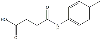 4-oxo-4-(4-toluidino)butanoic acid 结构式