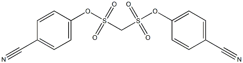 di(4-cyanophenyl) methanedisulfonate 结构式