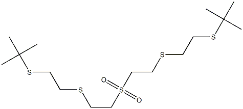 di(2-{[2-(tert-butylthio)ethyl]thio}ethyl) sulfone 结构式