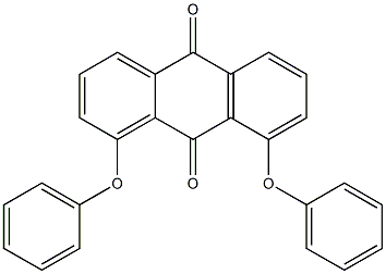 1,8-diphenoxy-9,10-dihydroanthracene-9,10-dione 结构式