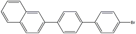 2-(4'-bromo[1,1'-biphenyl]-4-yl)naphthalene 结构式