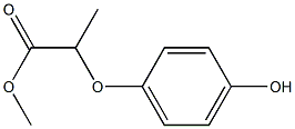 methyl 2-(4-hydroxyphenoxy)propanoate 结构式