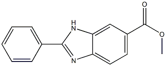 METHYL-2-PHENYL-3H-BENZO[D]IMIDAZOLE-5-CARBOXYLATE 结构式
