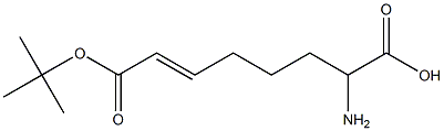 (2R)-BOC-2-AMINO-6-HEPTENOIC ACID 结构式