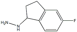 (5-fluoro-2,3-dihydro-1H-inden-1-yl)hydrazine 结构式