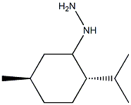 1-((2S,5R)-2-isopropyl-5-methylcyclohexyl)hydrazine 结构式