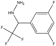 1-(2,2,2-trifluoro-1-(3,5-difluorophenyl)ethyl)hydrazine 结构式
