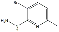 1-(3-bromo-6-methylpyridin-2-yl)hydrazine 结构式