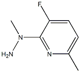 1-(3-fluoro-6-methylpyridin-2-yl)-1-methylhydrazine 结构式